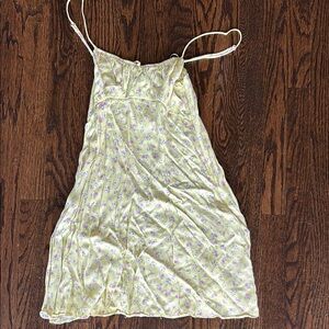Zara Yellow Floral Mini Dress